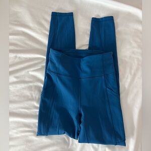 Blue High-Waisted Lululemon Leggings